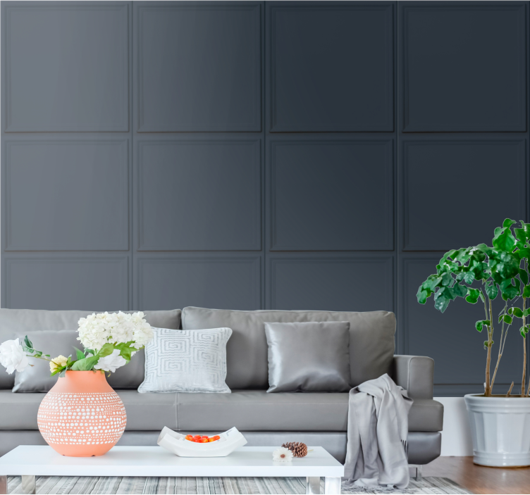 Classic wood panelling effect Kitchen Wallpaper - TenStickers