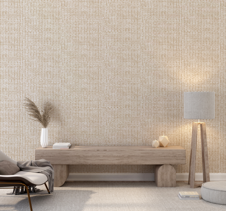 Detailed fabric Textured Wallpaper - TenStickers