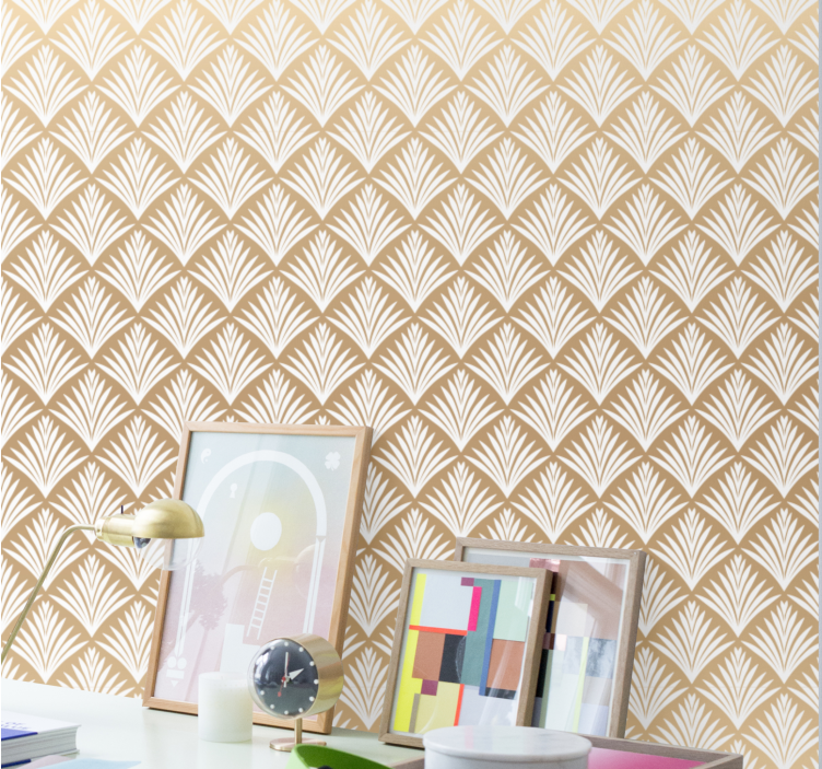 Elegant Arched Detail ornamental wallpaper - TenStickers