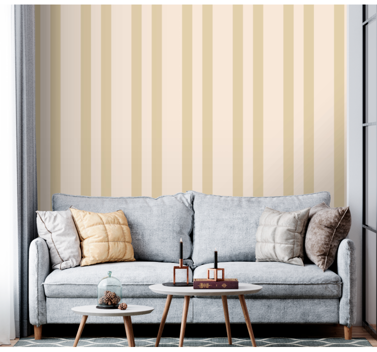 Elegant Stripes striped wallpaper - TenStickers