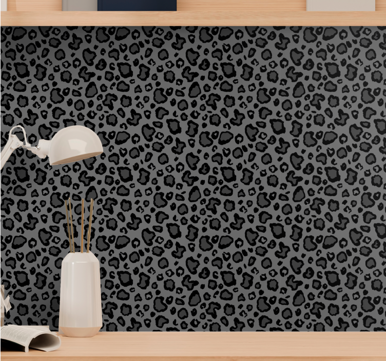 Feline Print Pattern leopard wallpaper - TenStickers