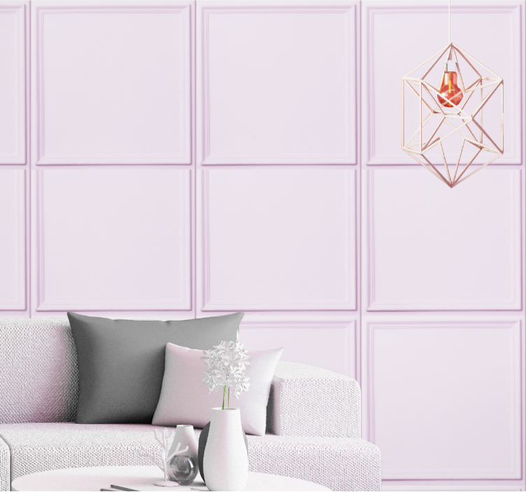 Geometric Pendant Light 3D wallpaper - TenStickers