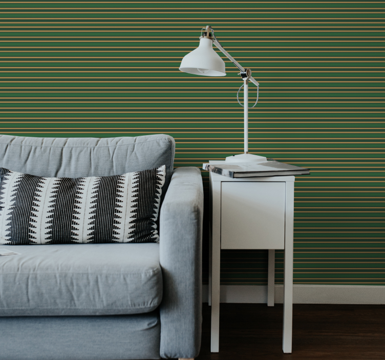 Lined Minimalism striped wallpaper - TenStickers