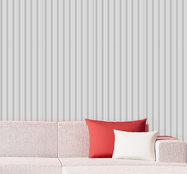 Subtle Striped Design horizontal stripes wallpaper - TenStickers