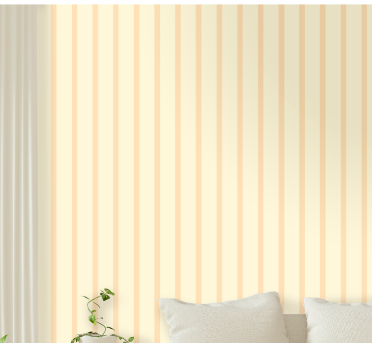 Subtle Striped Elegance horizontal stripes wallpaper - TenStickers