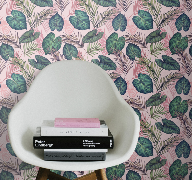 Tropical Leaf Discovery nature wallpaper - TenStickers