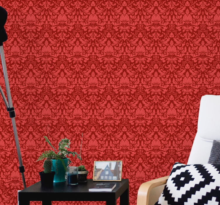 "Velvet" Baroque wallpaper - TenStickers