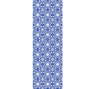 Azure mosaic tile wallpaper - TenStickers