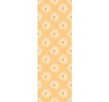 Floral Yellow Bloom flower wallpaper - TenStickers