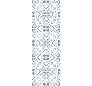 Elegant Floral Shapes tile wallpaper - TenStickers