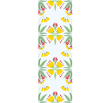Floral Yellow Arrangement flower wallpaper - TenStickers