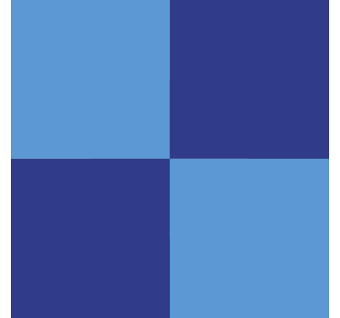 Dark and blue motif tile wallpaper - TenStickers