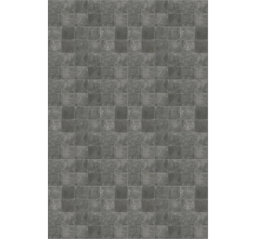 Tile wallpaper dark gray vintage squares - TenStickers