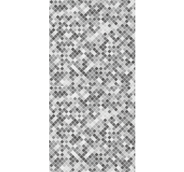 Tile wallpaper gray tones squared pattern - TenStickers