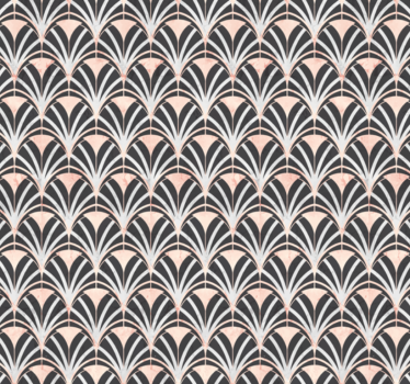 Tile wallpaper art deco marble effect design - TenStickers