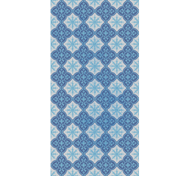 Tile wallpaper snowflake emblem - TenStickers