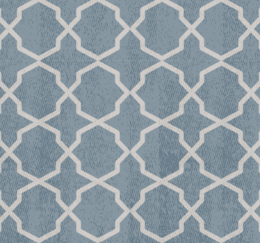 Tile wallpaper geometric blue pattern - TenStickers