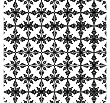 Tile wallpaper antiqued black and white design - TenStickers
