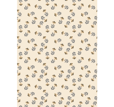Flower wallpaper pretty delicate polish floral design - TenStickers