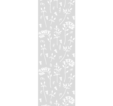 Floral Botanical flower wallpaper - TenStickers
