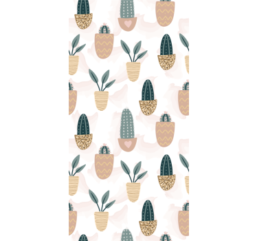 set isolated houseplants flowerpots Lounge Wallpaper - TenStickers