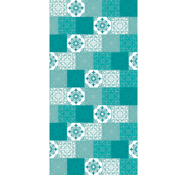 Ornamental Tiles tile wallpaper - TenStickers