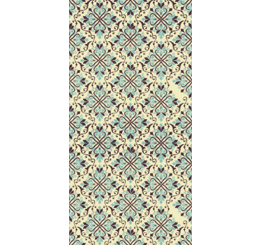 Tile wallpaper ornate tile design - TenStickers
