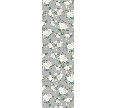 Floral Elegance Panel flower wallpaper - TenStickers