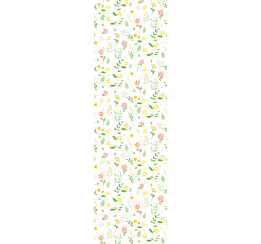 Floral Springtime flower wallpaper - TenStickers