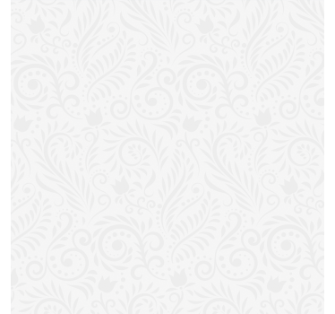 Modern white floral nature wallpaper - TenStickers