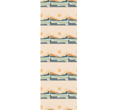 Conceptual Terrain landscape wallpaper - TenStickers