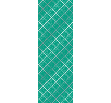 Green tiles diagonal Tile Effect Wallpaper - TenStickers