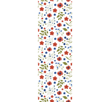 Floral Motif Detail flower wallpaper - TenStickers