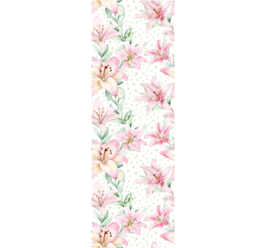 Floral Symphony flower wallpaper - TenStickers