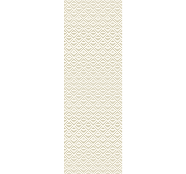 Geometric Wave Pattern ornamental wallpaper - TenStickers