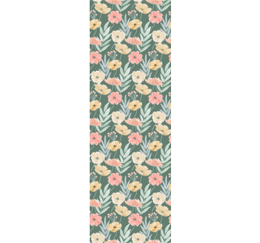 Floral Blossom Print flower wallpaper - TenStickers