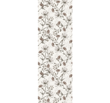 Botanical Prints flower wallpaper - TenStickers