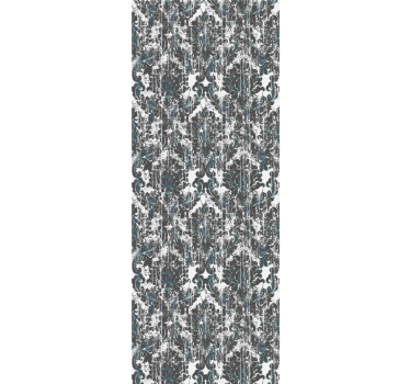 Distressed Damask tile wallpaper - TenStickers