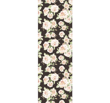 Blooming Roses flower wallpaper - TenStickers