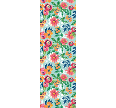 Floral Garden Design flower wallpaper - TenStickers