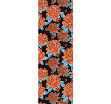 Vibrant Colorful Design flower wallpaper - TenStickers