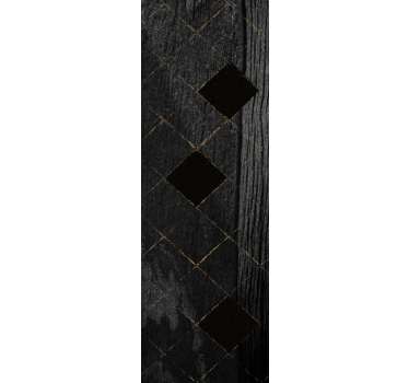 Black elegant pattern tile wallpaper - TenStickers