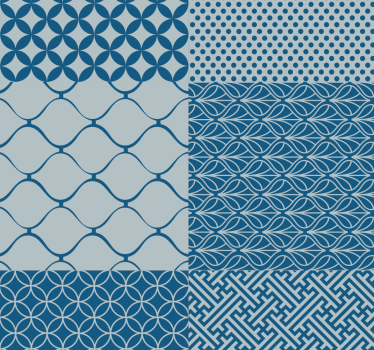 Geometric Pattern Play tile wallpaper - TenStickers
