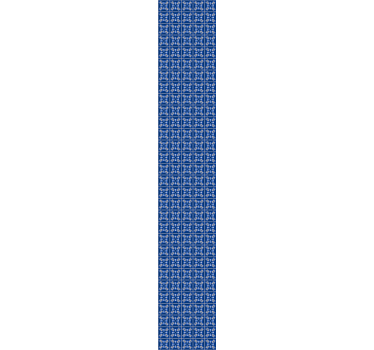 Intricate Blue Patterns tile wallpaper - TenStickers