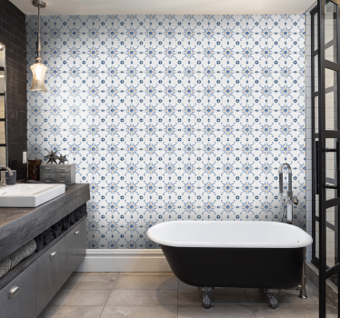Tile Effect Wallpaper - TenStickers