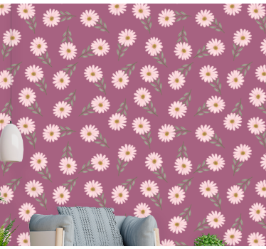 Floral Ambience flower wallpaper - TenStickers
