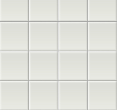 Simple white motif tile wallpaper - TenStickers
