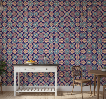 Tile wallpaper mediterranean style tiles - TenStickers